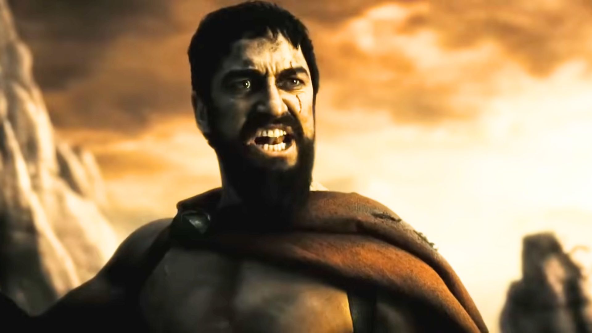 Gerard Butler in 300 | Image via Legendary Pictures
