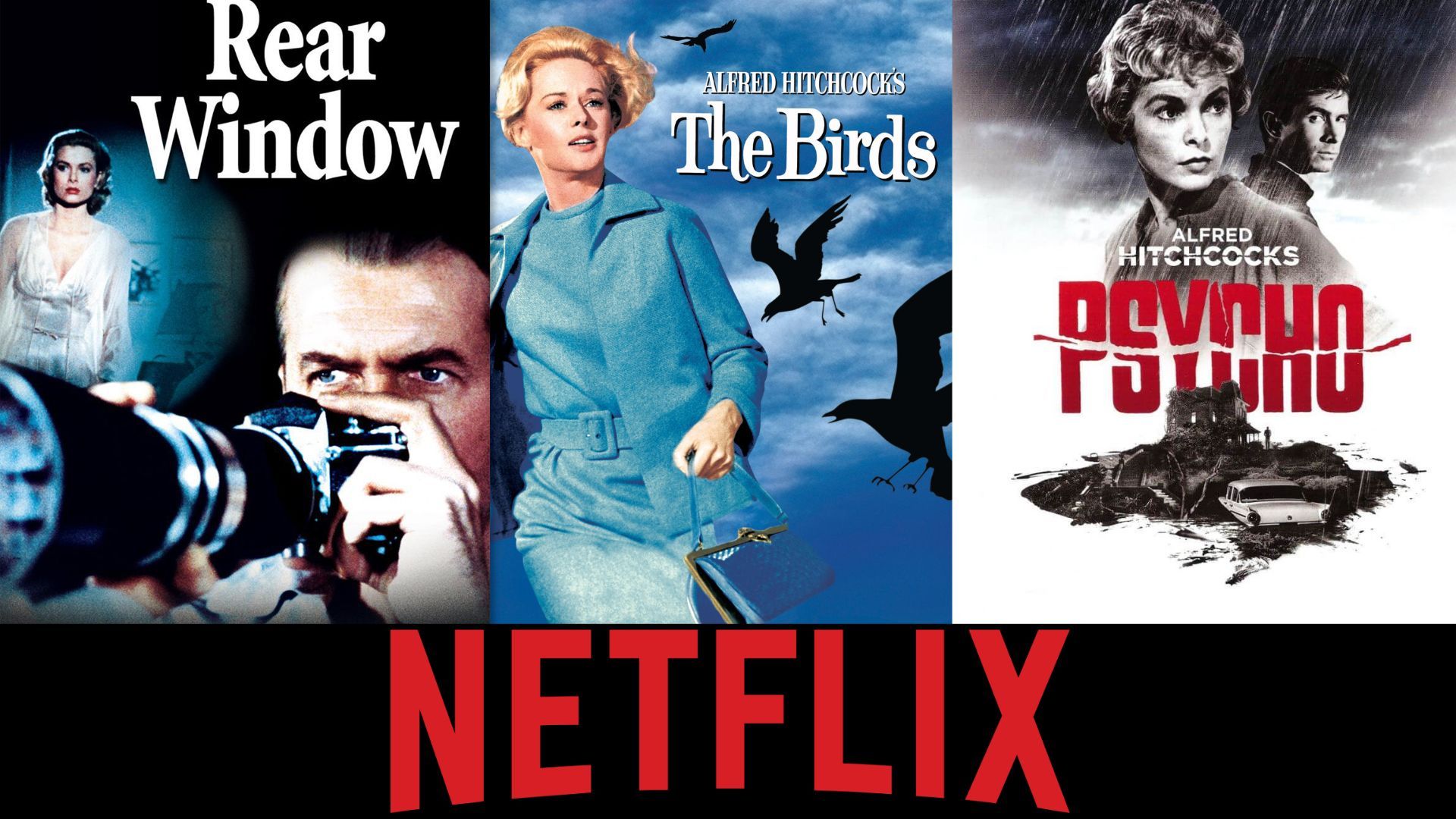 Promotional posters for Hitchcock