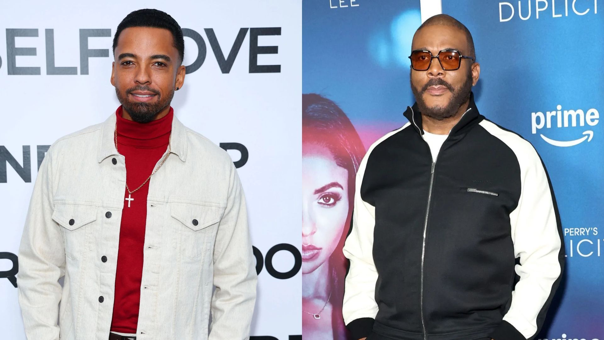 Christian Keyes and Tyler Perry (Images via Getty)