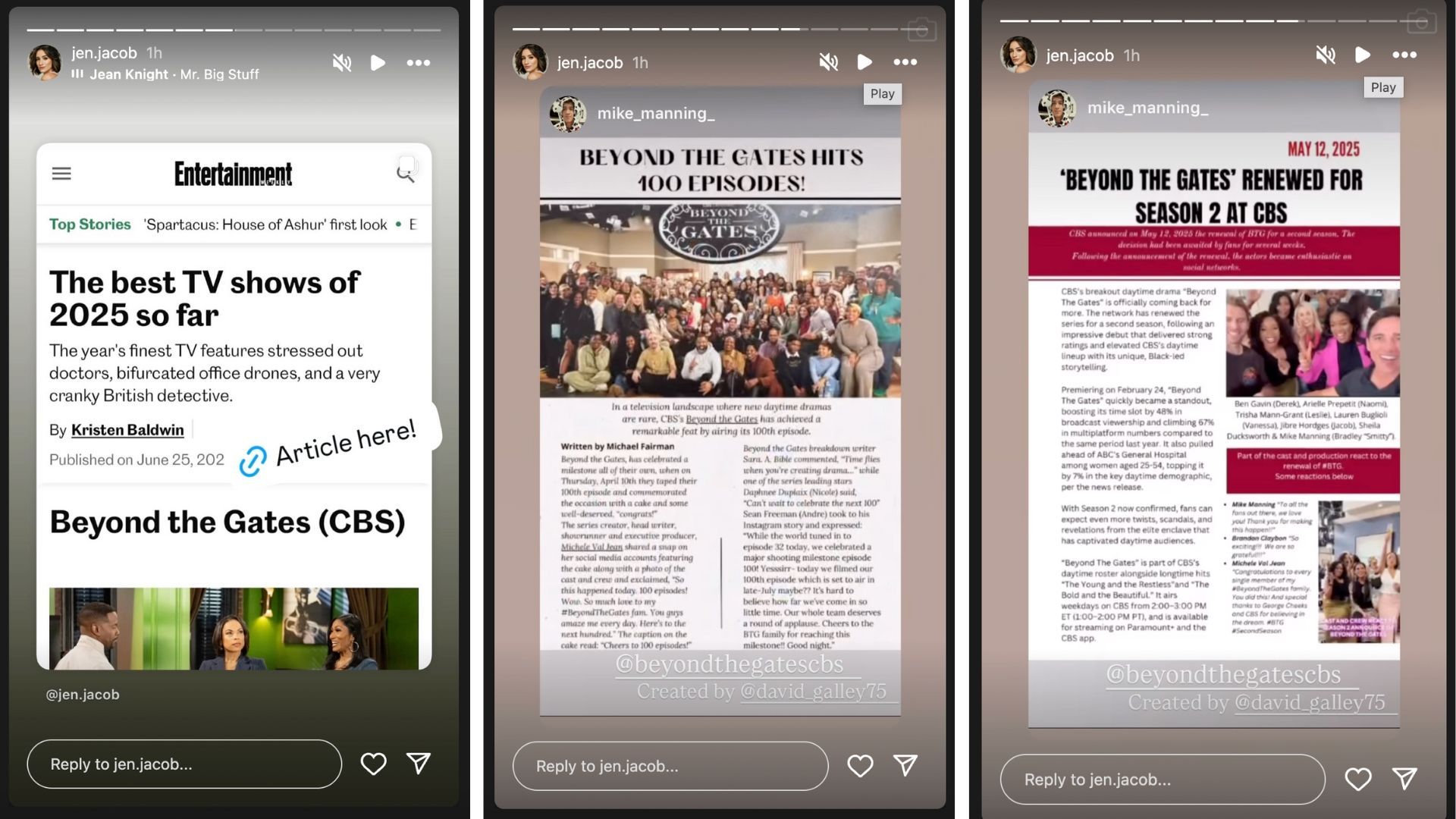 BTG a top 25 show for 2025 | Image: Instagram