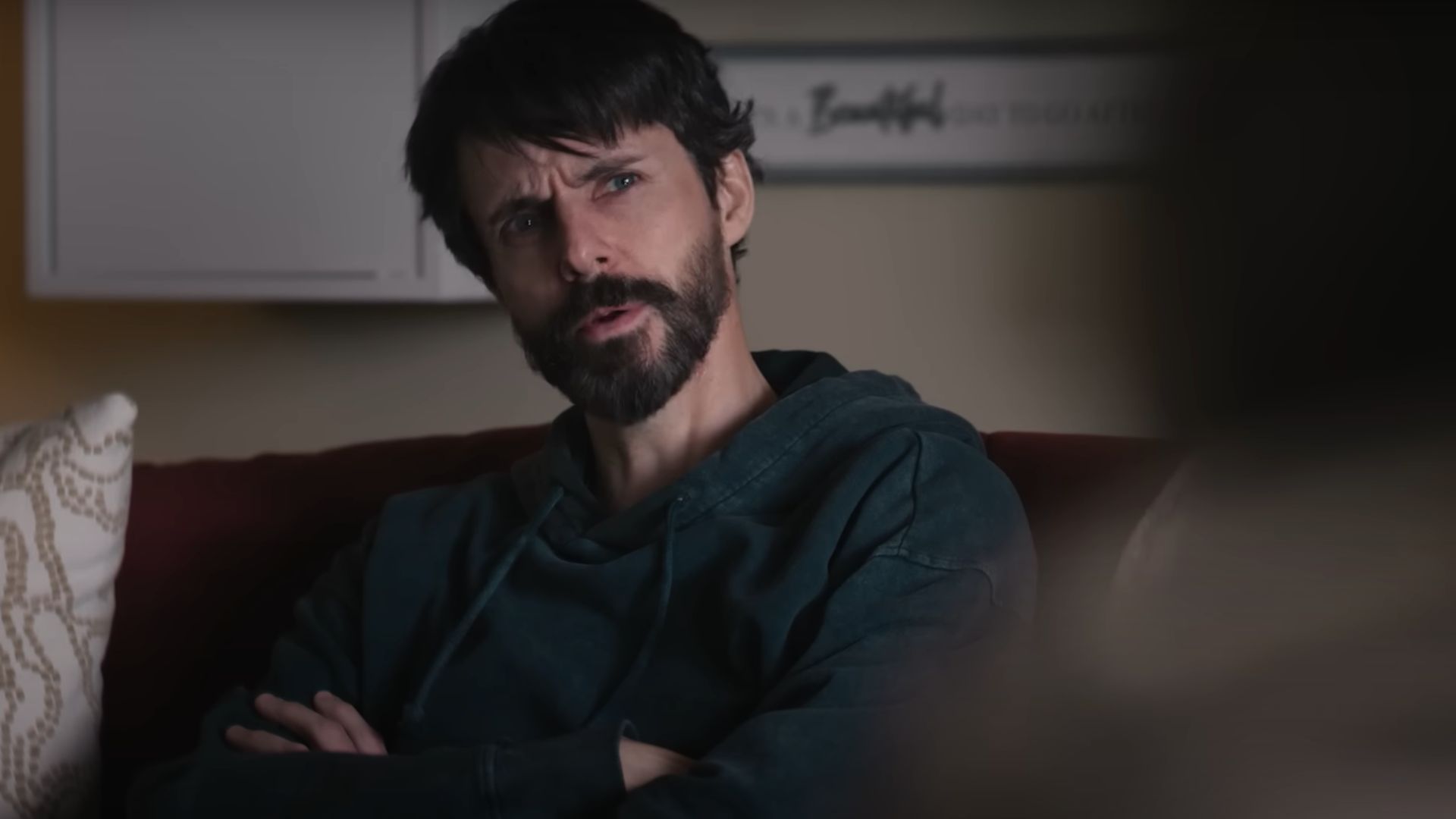 Matthew Goode in Dept. Q (Image via YouTube/Netflix)