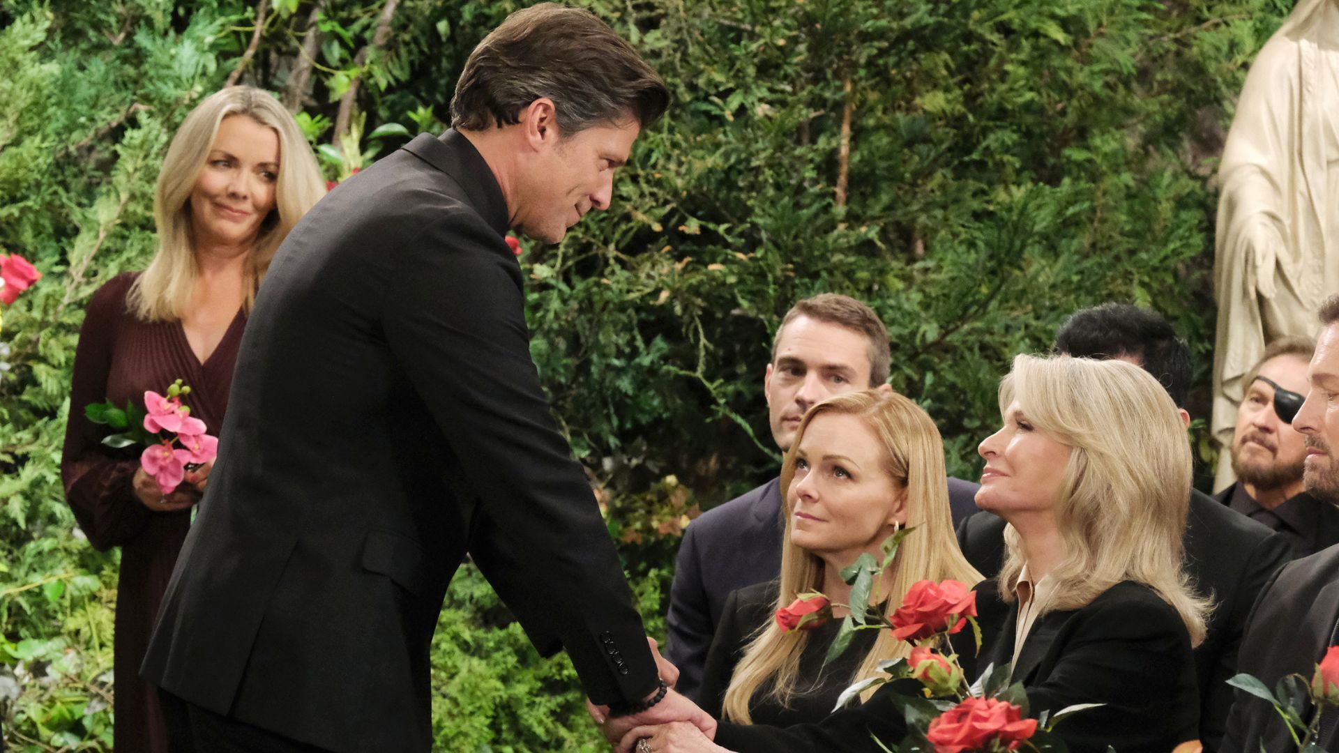 John Black&#039;s funeral on Days of our Lives | Image: JPI