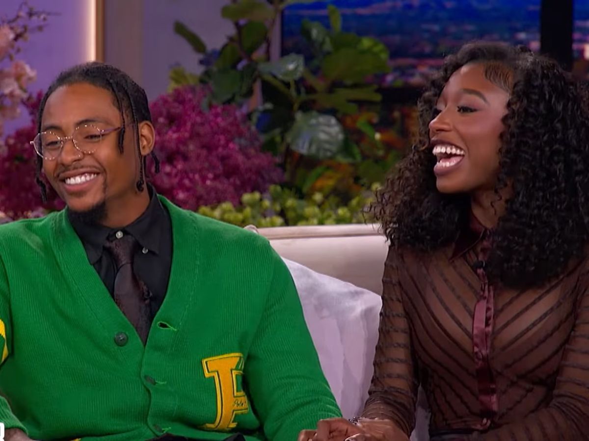 Kordell and Serena. Image Source: Instagram /@Jennifer Hudson Show