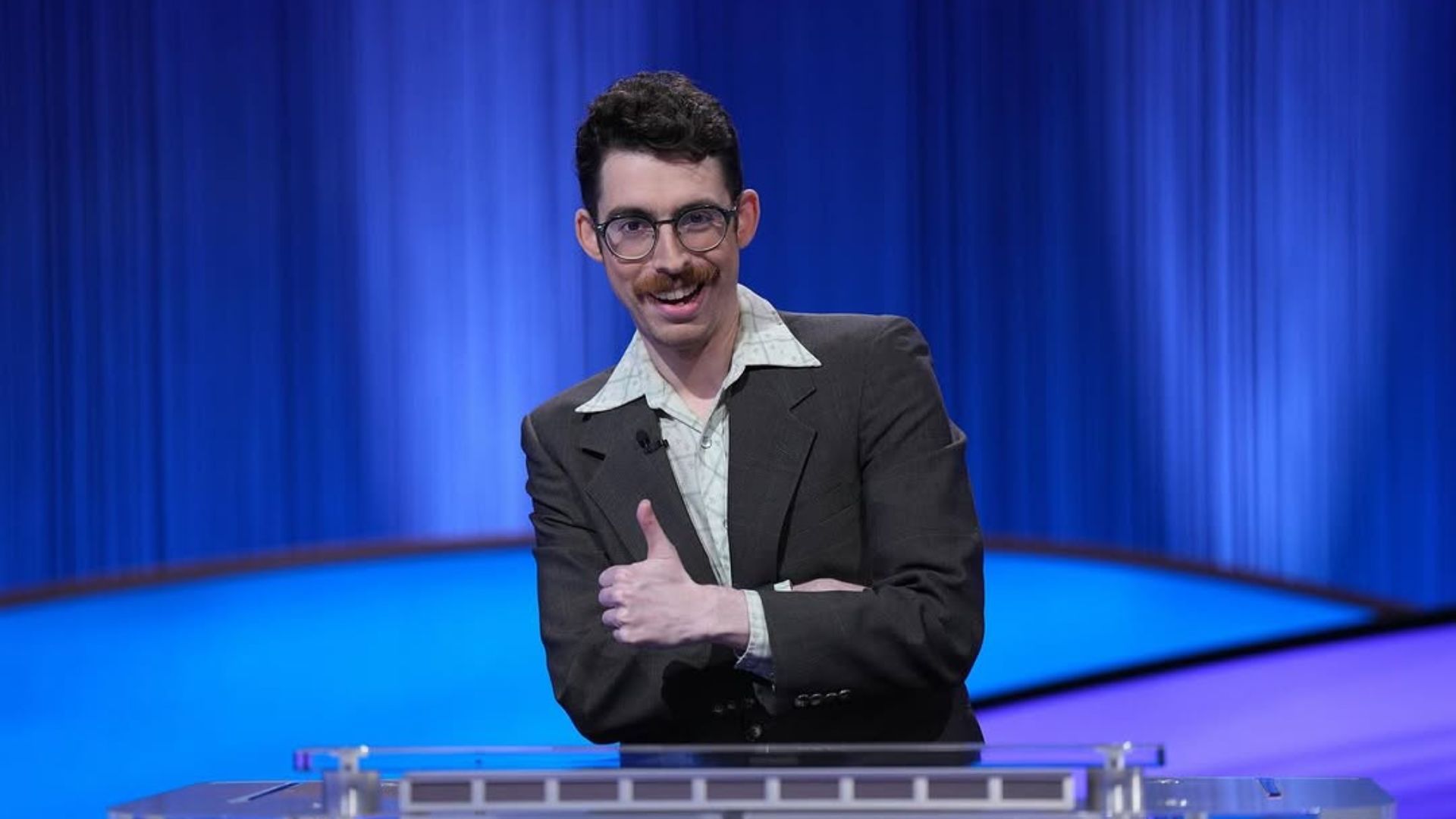 Isaac Hirsch on Jeopardy! Masters (Image via Instagram/ @ibhirsch)