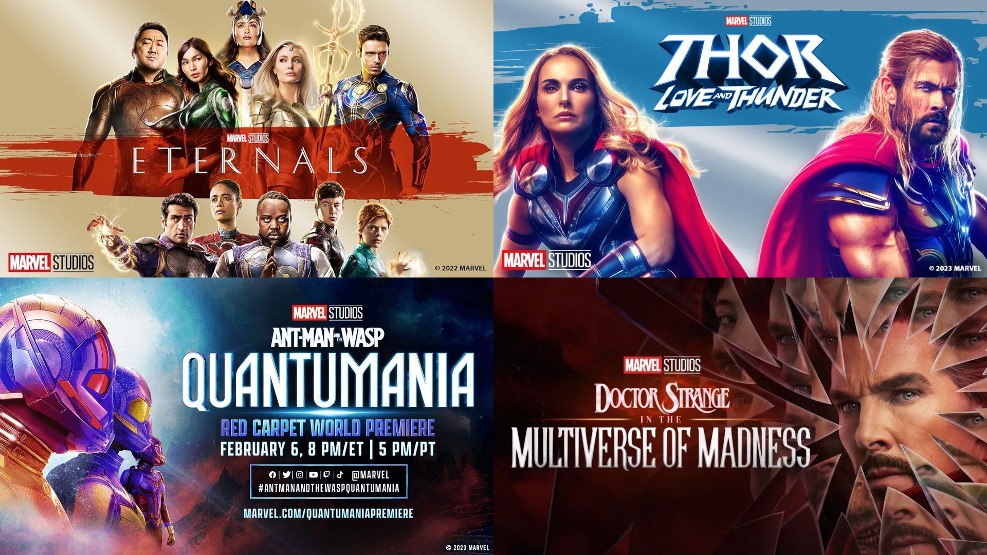Movies that followed Avengers: Endgame | Images via Marvel, Prime Video and Disney+