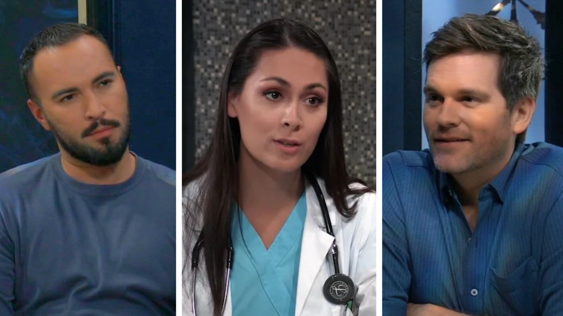Marco, Terry, and Lucas on General Hospital | Images: ABC