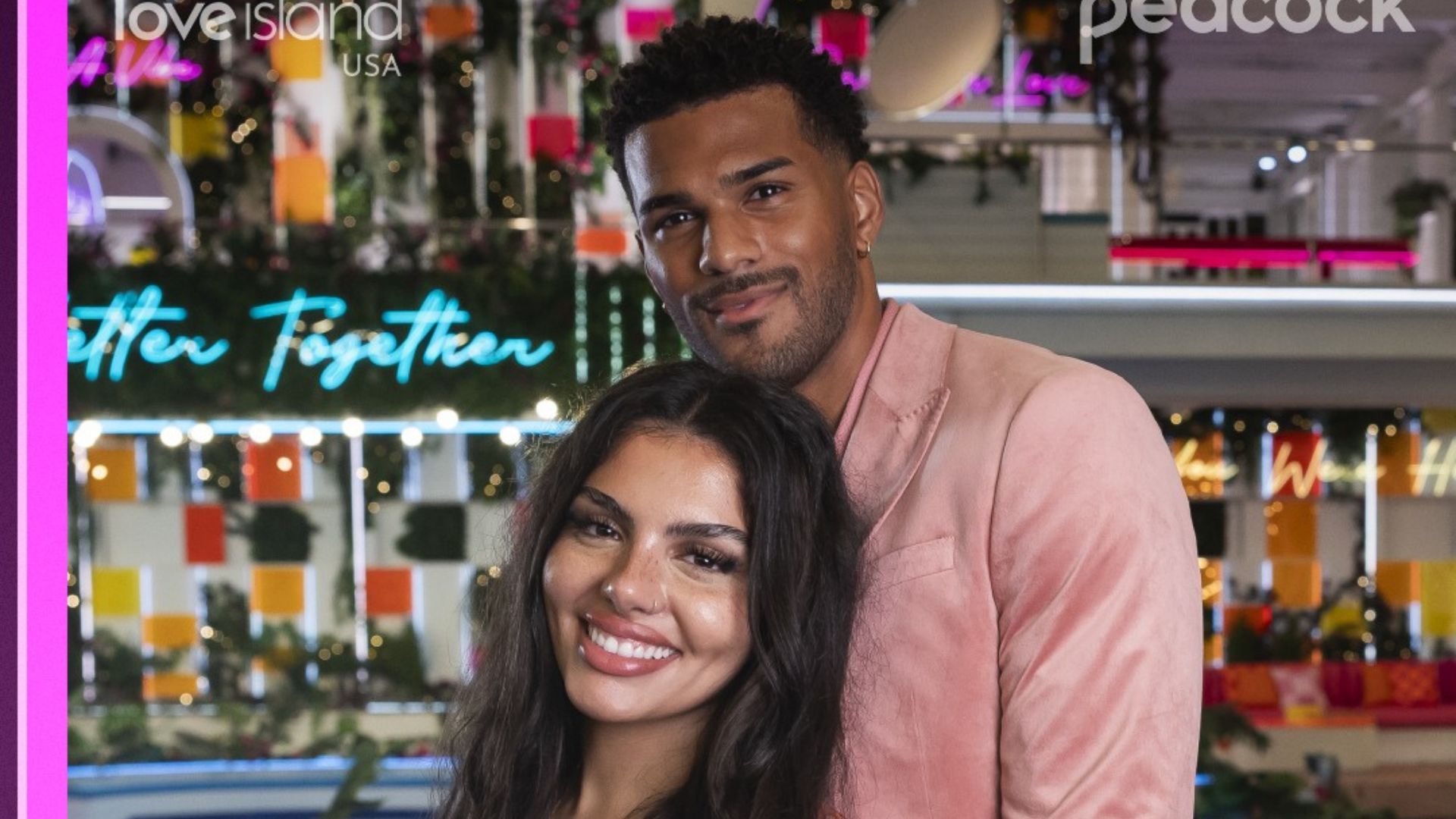 Huda and Jeremiah from Love Island USA Season 7 | Image via Instagram/ @loveislandusa