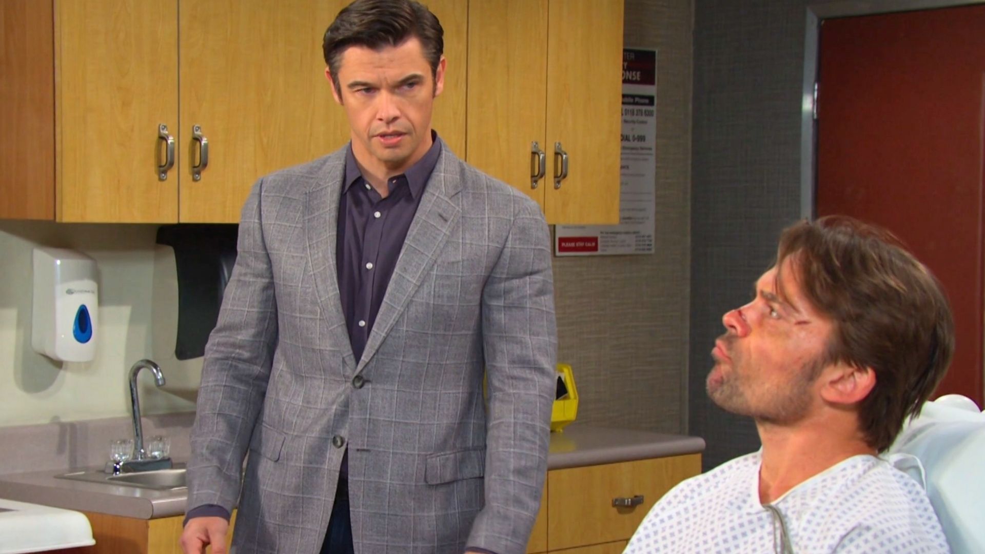Xander and Philip share a secret on Days of our Lives | Image: Peacock