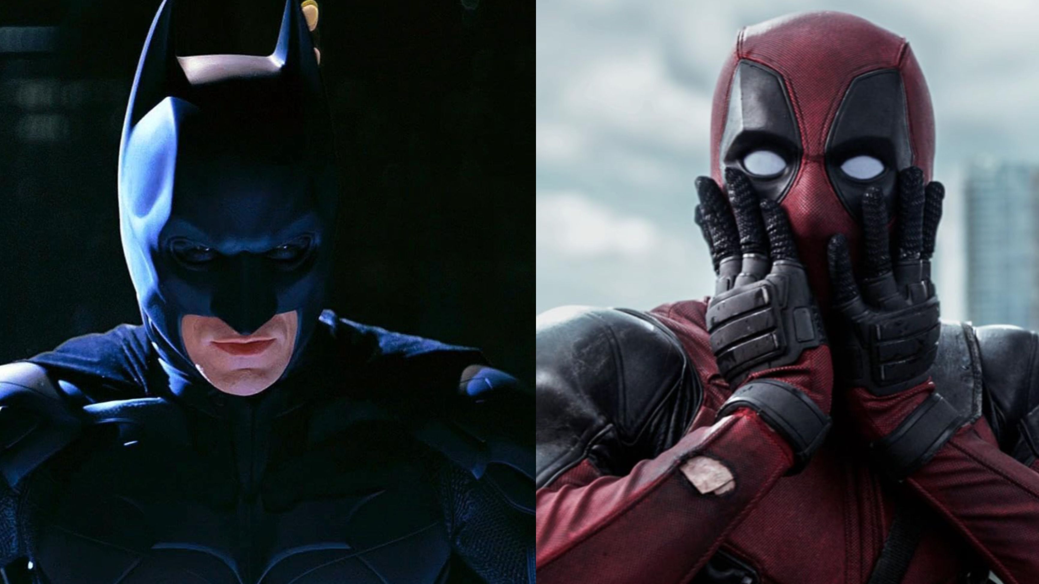 The Dark Knight, Deadpool (Image via Warner Bros, Marvel)