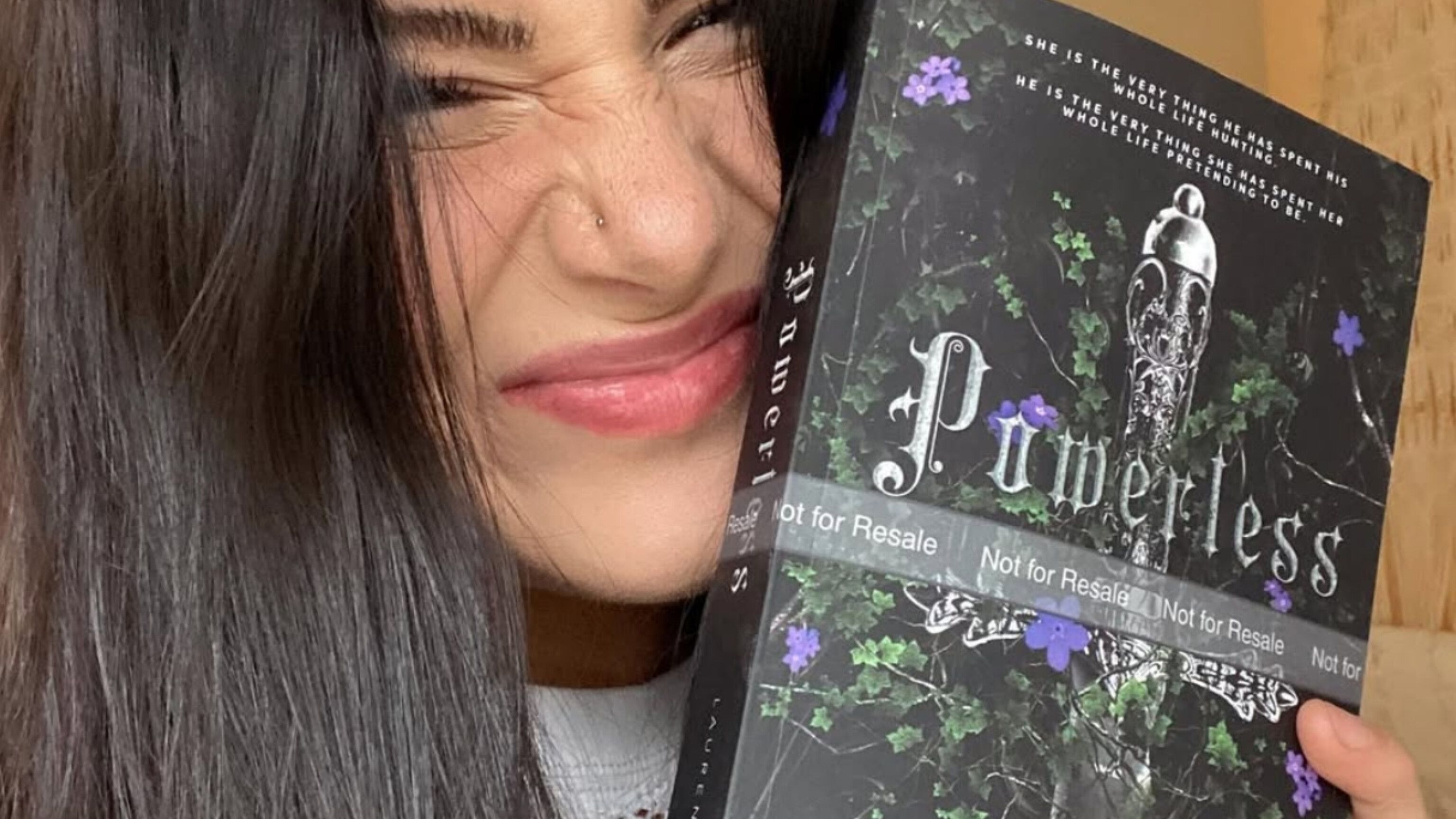 Powerless (image via Instagram/@laurenrobertslibrary) 