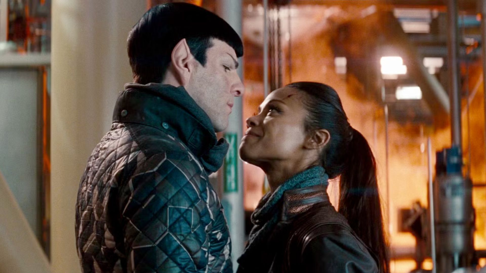 Spock and Uhura in Star Trek Into Darkness | Image via: Paramount