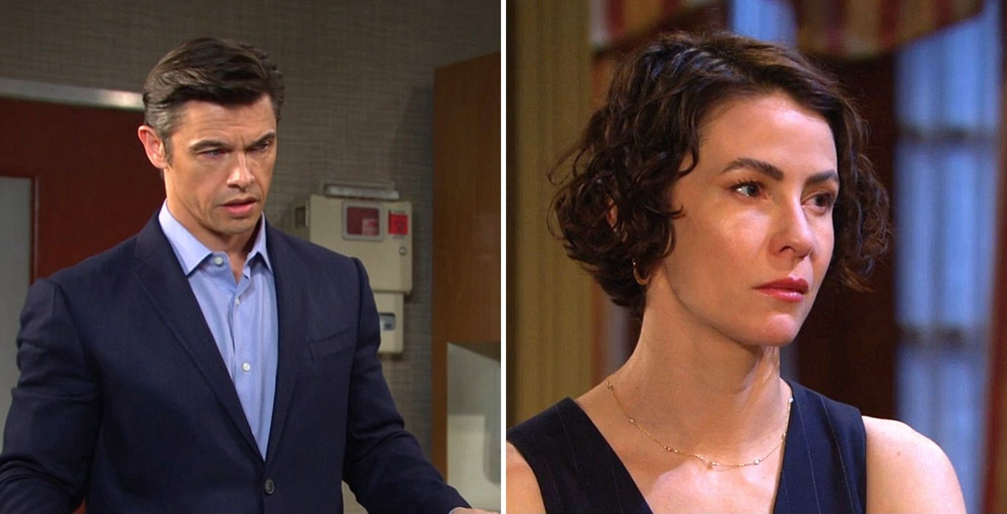 Days of Our Lives&#039; Xander and Sarah. | Image Source: Peacock