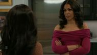 Dani (Karla Mosley) isn't giving Hayley (Marquita Goings) an inch on Beyond the Gates l lmage: CBS