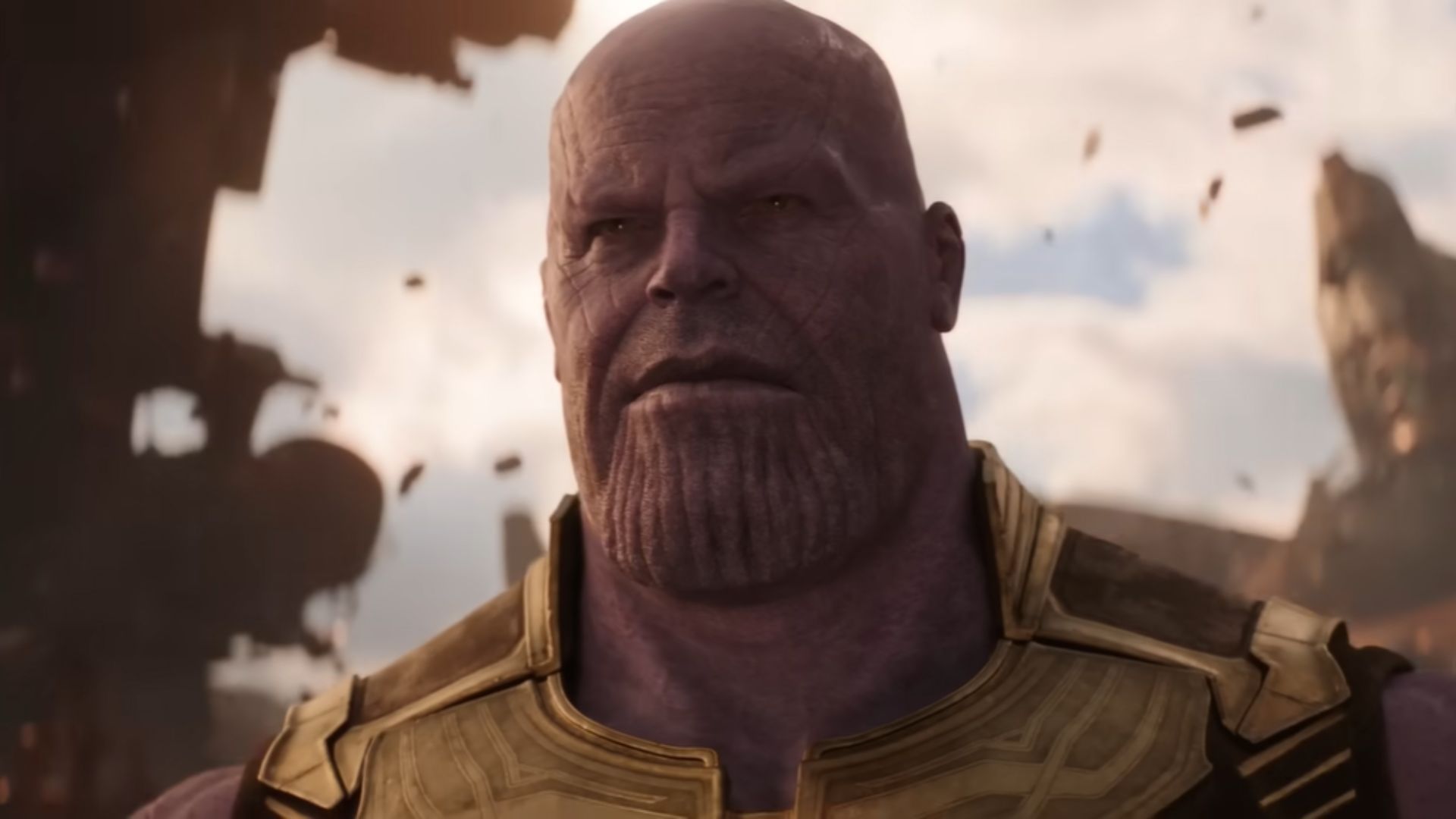 Josh Brolin as Thanos in the Avengers: Infinity War Trailer | Image Source: Marvel Entertainment YouTube Channel