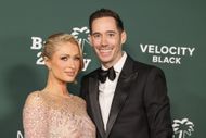 Paris Hilton and Carter Reum in 2024 (Image via Getty)