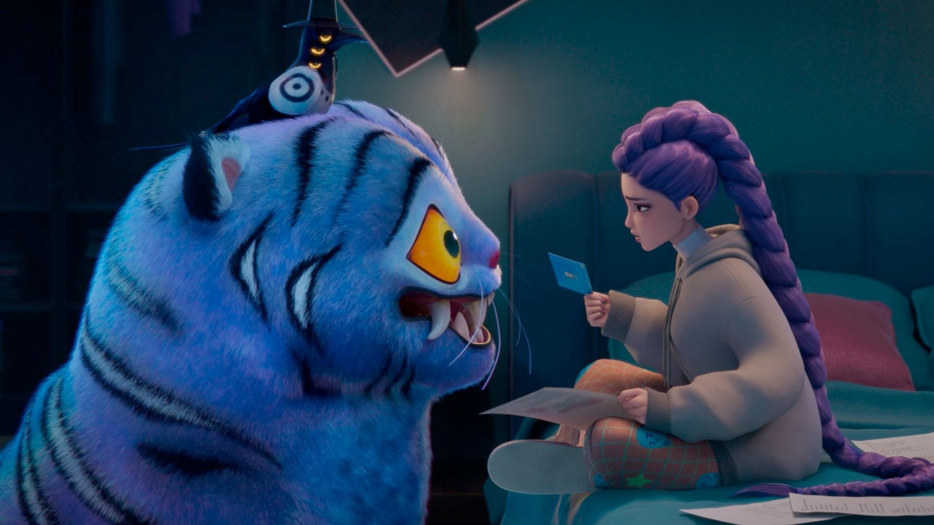 Scene from K-Pop Demon Hunters | Image via: Netflix