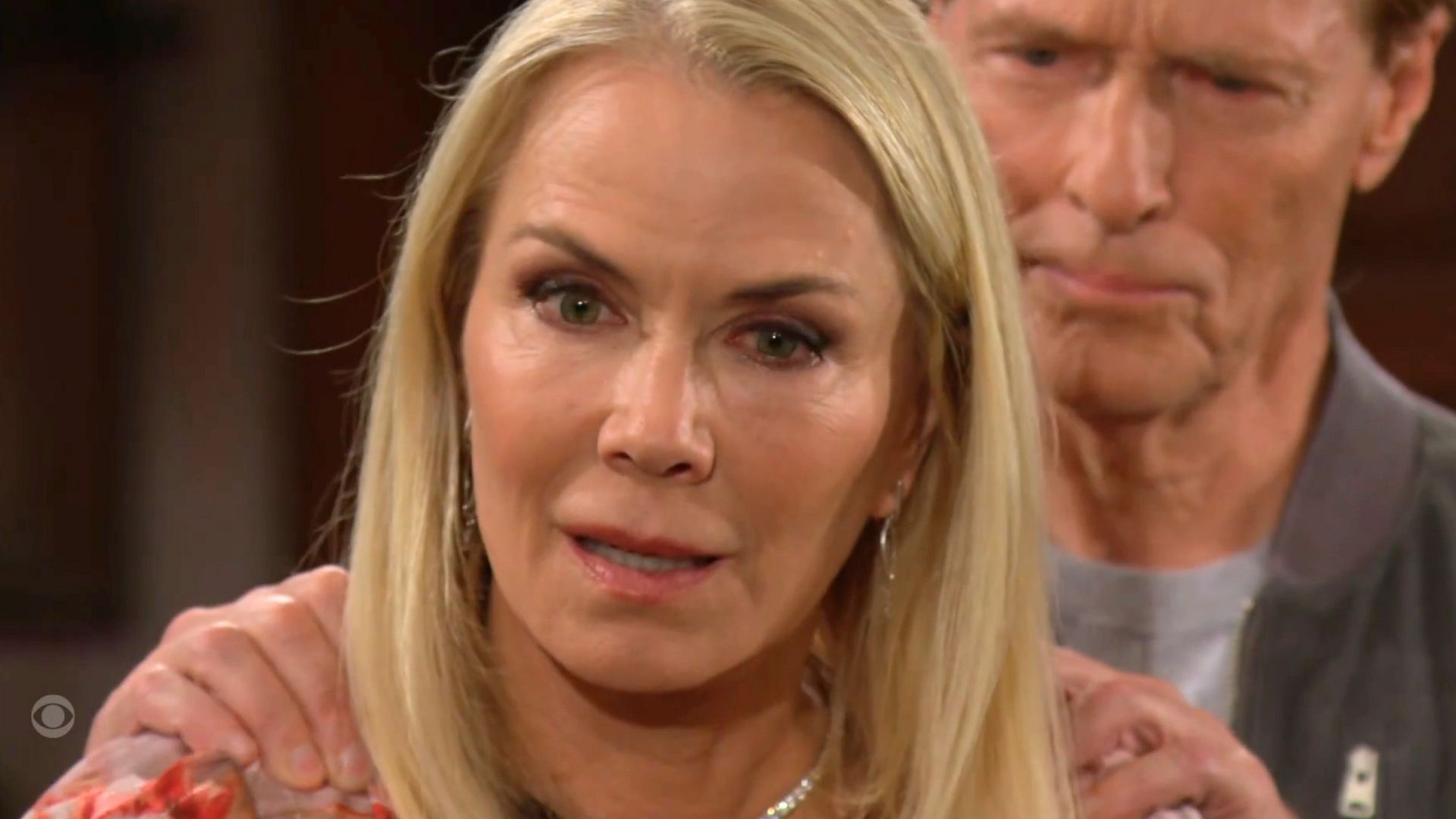 Brooke is shocked by Nick&#039;s news | Image: CBS