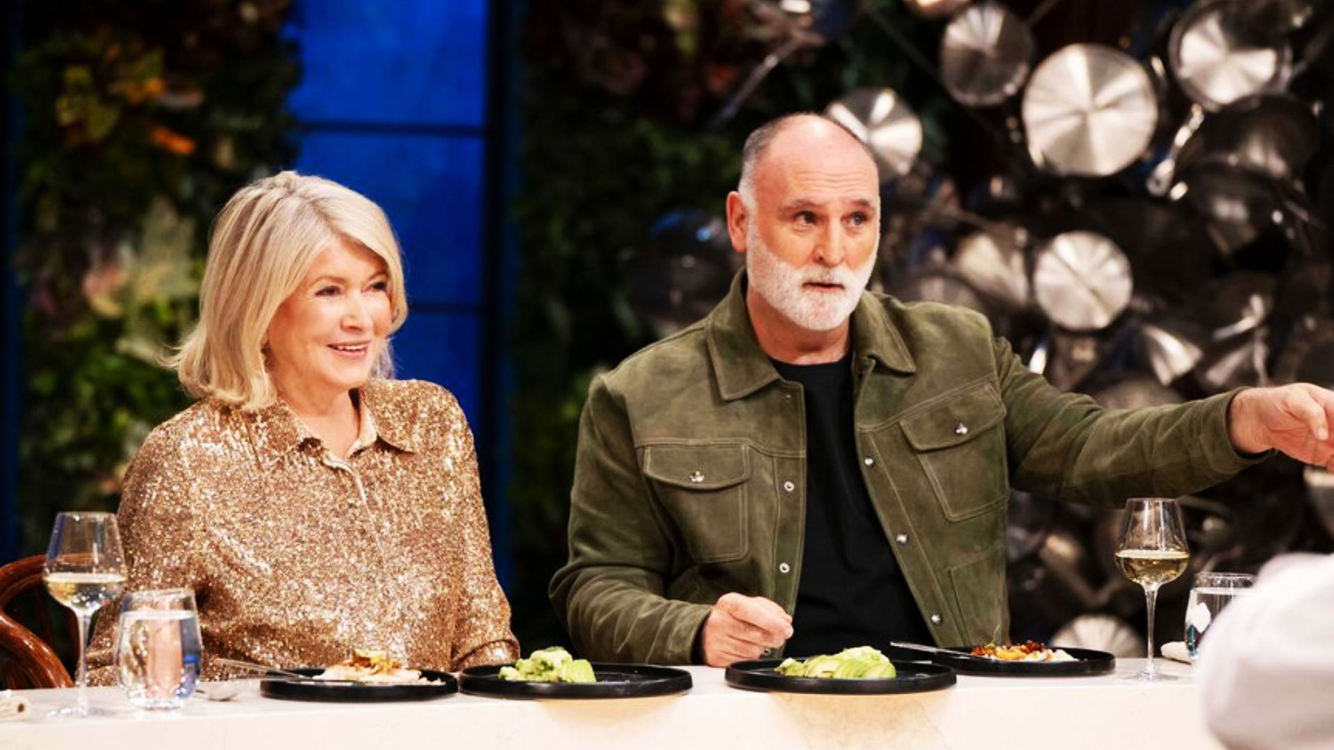 Martha Stewart and Jos&eacute; Andr&eacute;s from Yes, Chef! (image via NBC)