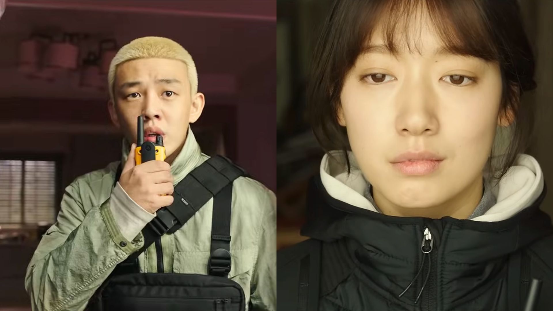 Yoo Ah-in and Park Shin-hye in #Alive | Image via Netflix