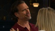 Nick (Joshua Morrow) may react with skepticism when Sharon (Sharon Case) makes her promise on The Young and the Restless | Image: CBS