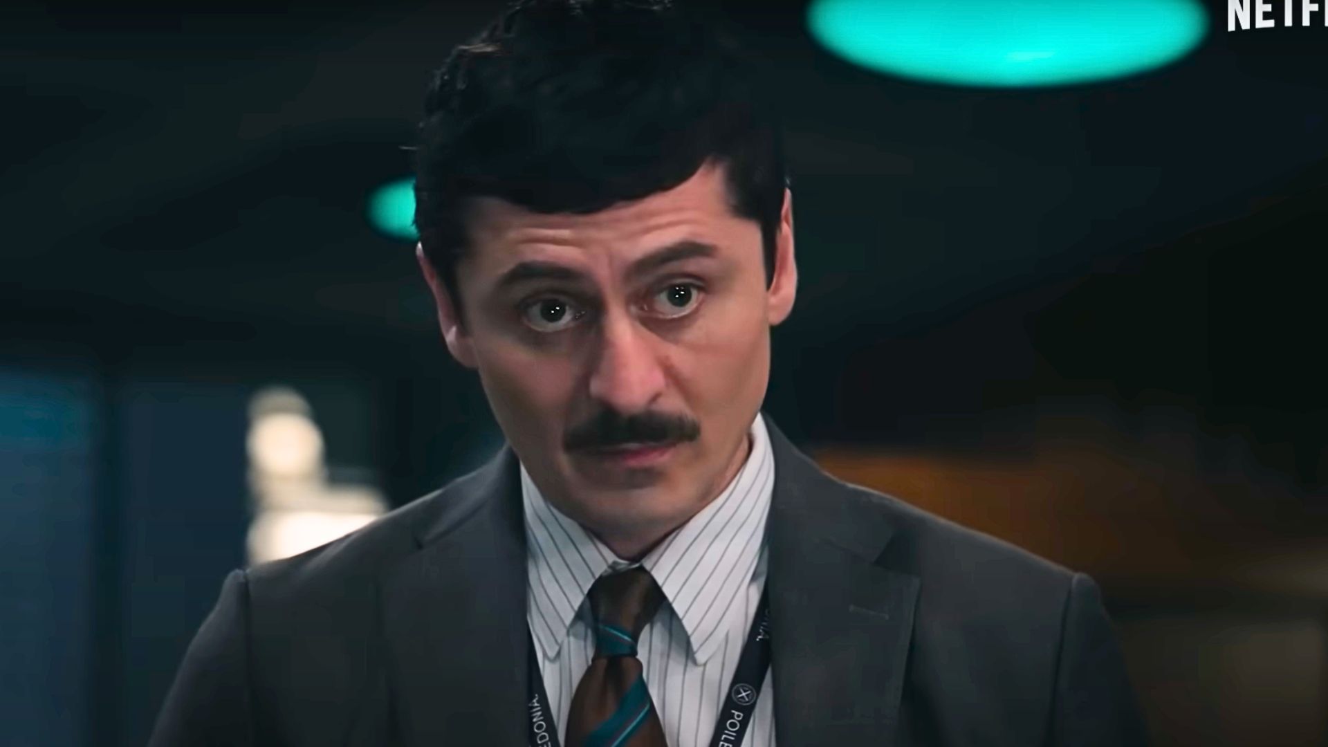 Dept. Q: Akram starts off quiet, but there&rsquo;s way more to him than meets the eye (Image via Netflix)