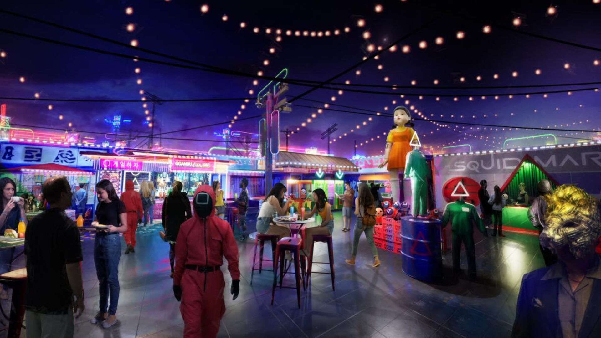 Squid Game in Los Angeles | Image via Netflix