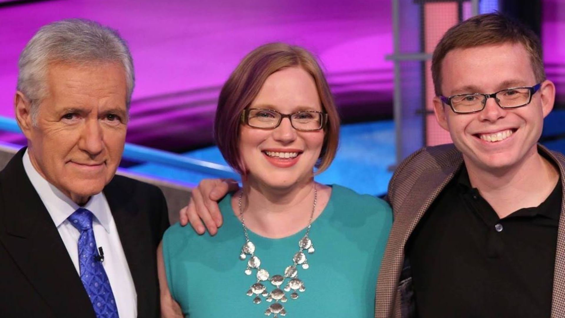 Jeopardy! Winners Kristen Sausville and Justin Sausville (Image via Facebook/ @KristinHamlinSausville)