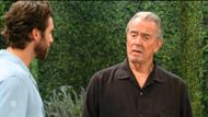 Victor (Eric Braeden) and Chance (Conner Floyd) are trying to solve a mystery on The Young and the Restless | Image: CBS