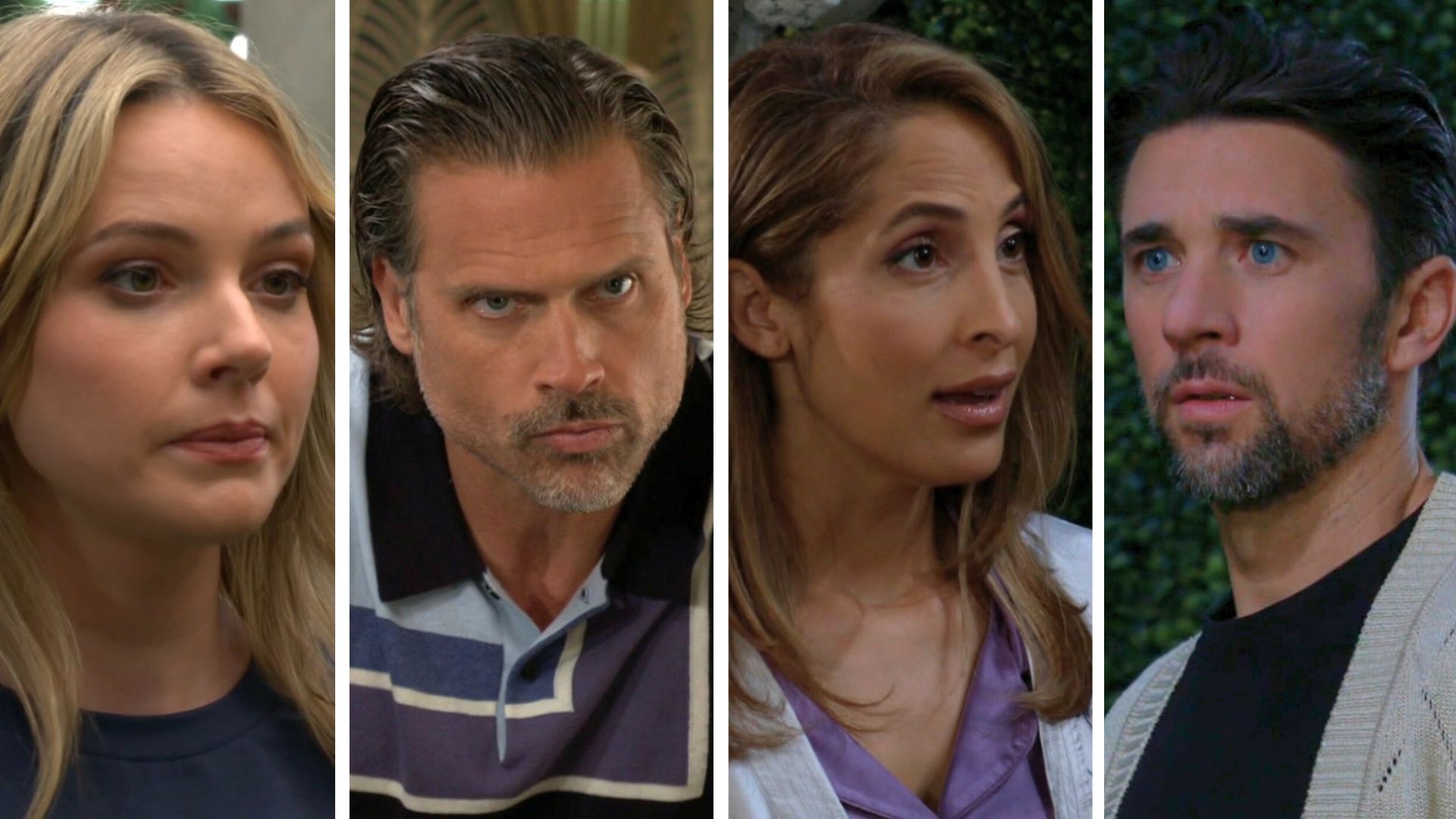 Tessa, Nick, Lily, and Cane on The Young and the Restless | Image: CBS