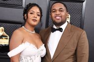 Chanel Thierry and DJ Mustard attend the 62nd Annual GRAMMY Awards at Staples Center on January 26, 2020, in Los Angeles, California. (Photo by Steve Granitz/WireImage)