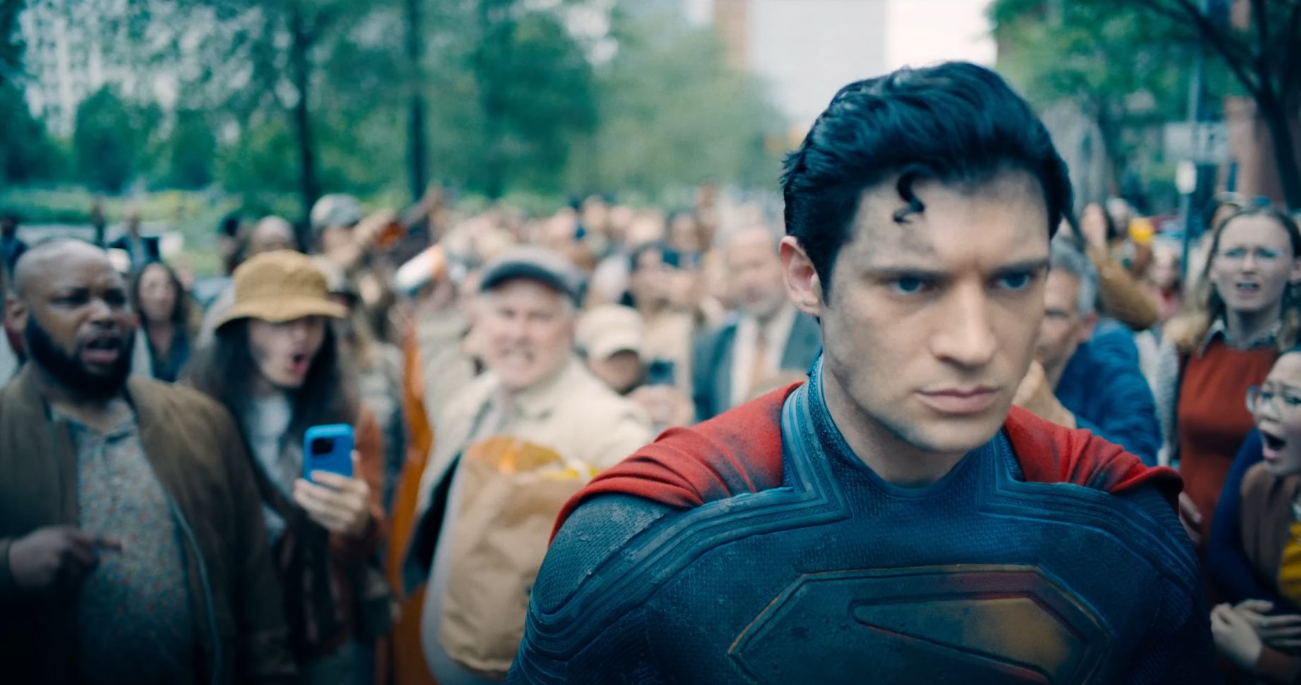 A still from Superman trailer (Image via YouTube/DC)