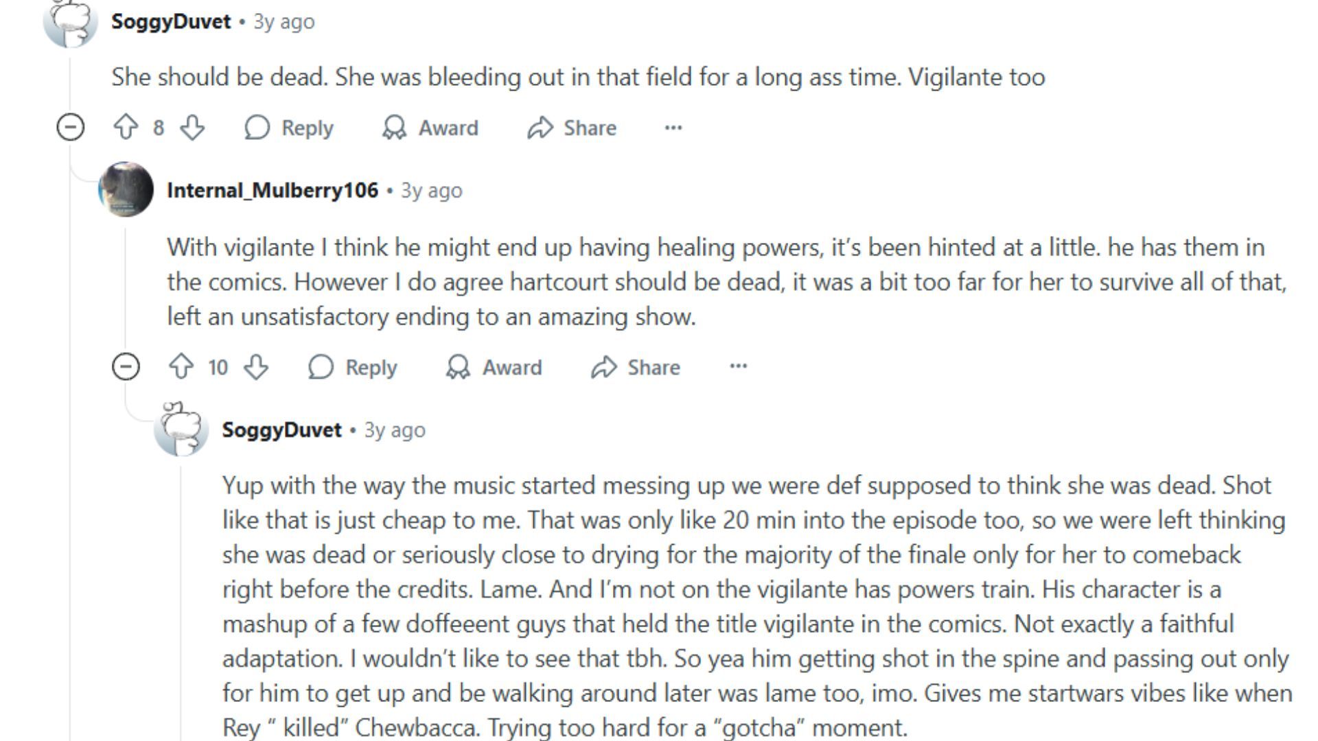 Reddit fan reaction (Image Source - reddit)