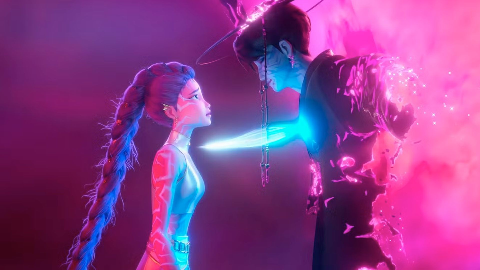 Rumi and Jinu in K-Pop Demon Hunters | Image via: Netflix