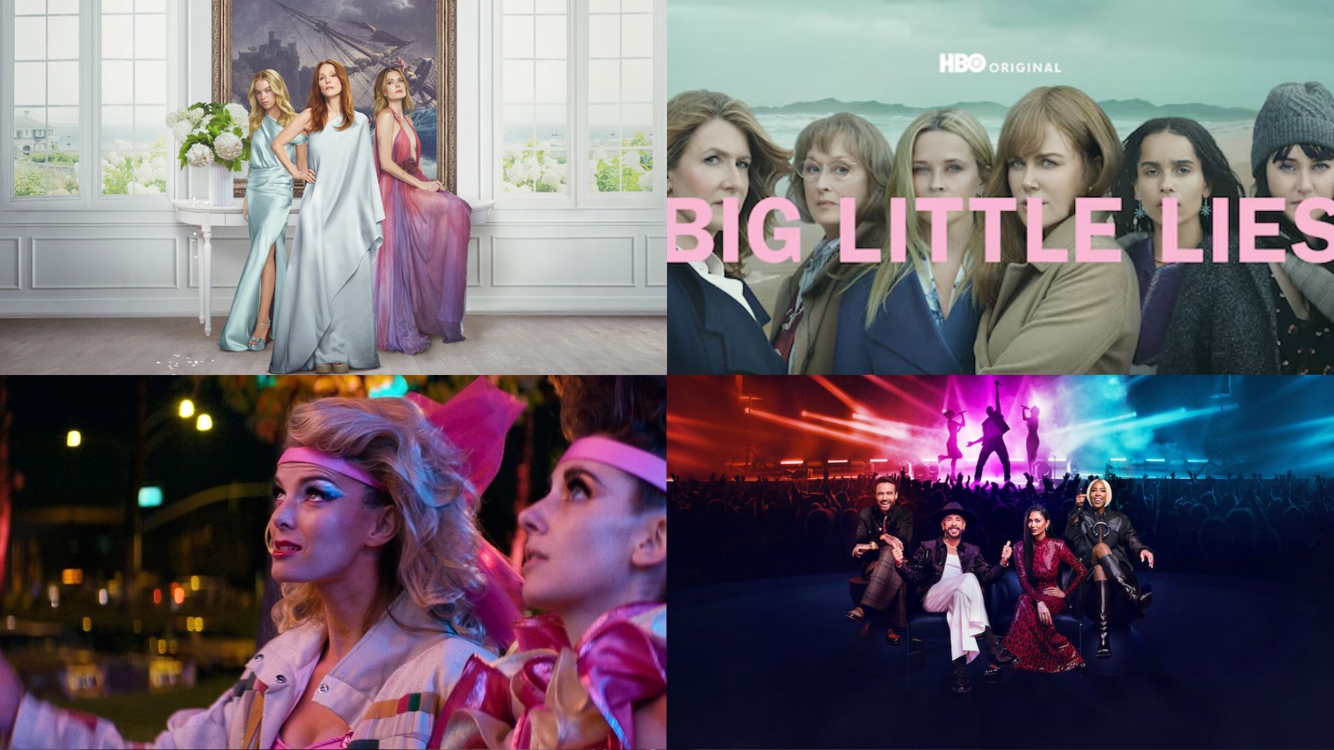 TV shows like Superstar | Images via Netflix and HBO