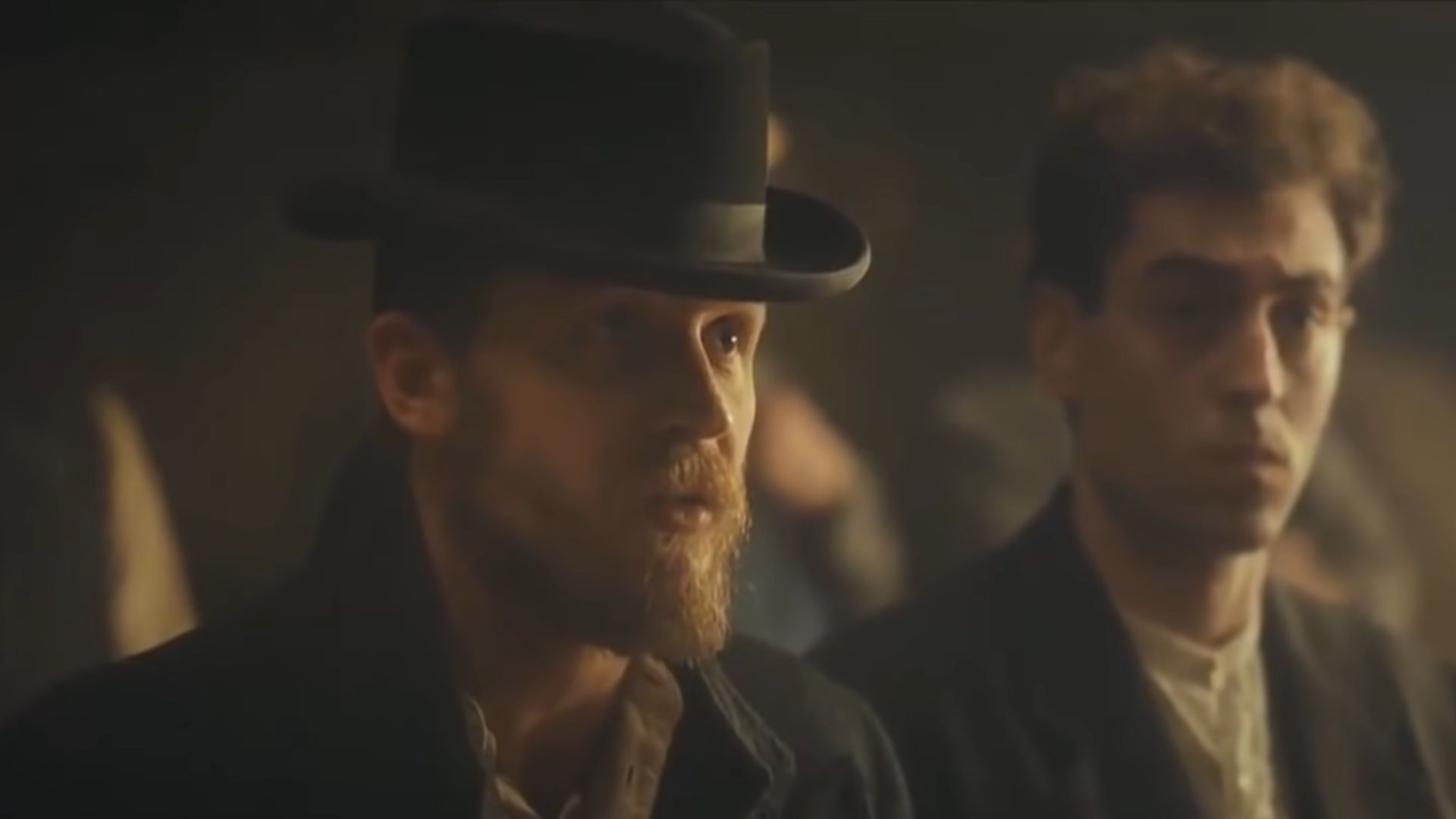 Tom hardy as Alfie Solomons