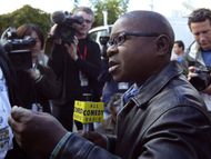 Michael Jackson Trial - Day 1 - February 28, 2005 - Source: Getty