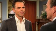 Billy (Jason Thompson) might get a harsh lesson from Jack (Peter Bergman) on The Young and the Restless | Image: CBS
