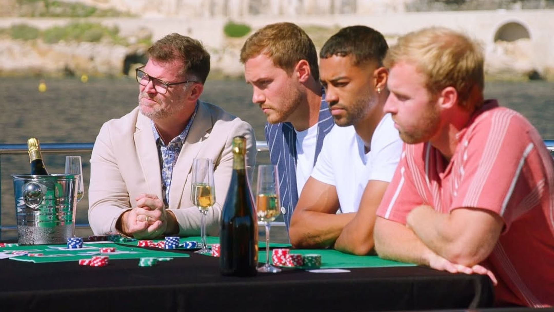 Rick, Peter, Biggy, and Shayne from Destination X | Image via Instagram/ @shaynecureton
