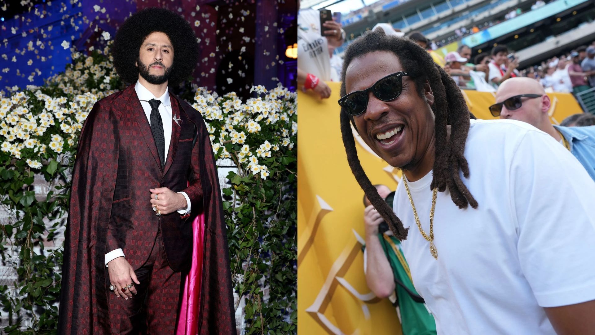 Colin Kaepernick and Jay Z (Image via Getty)