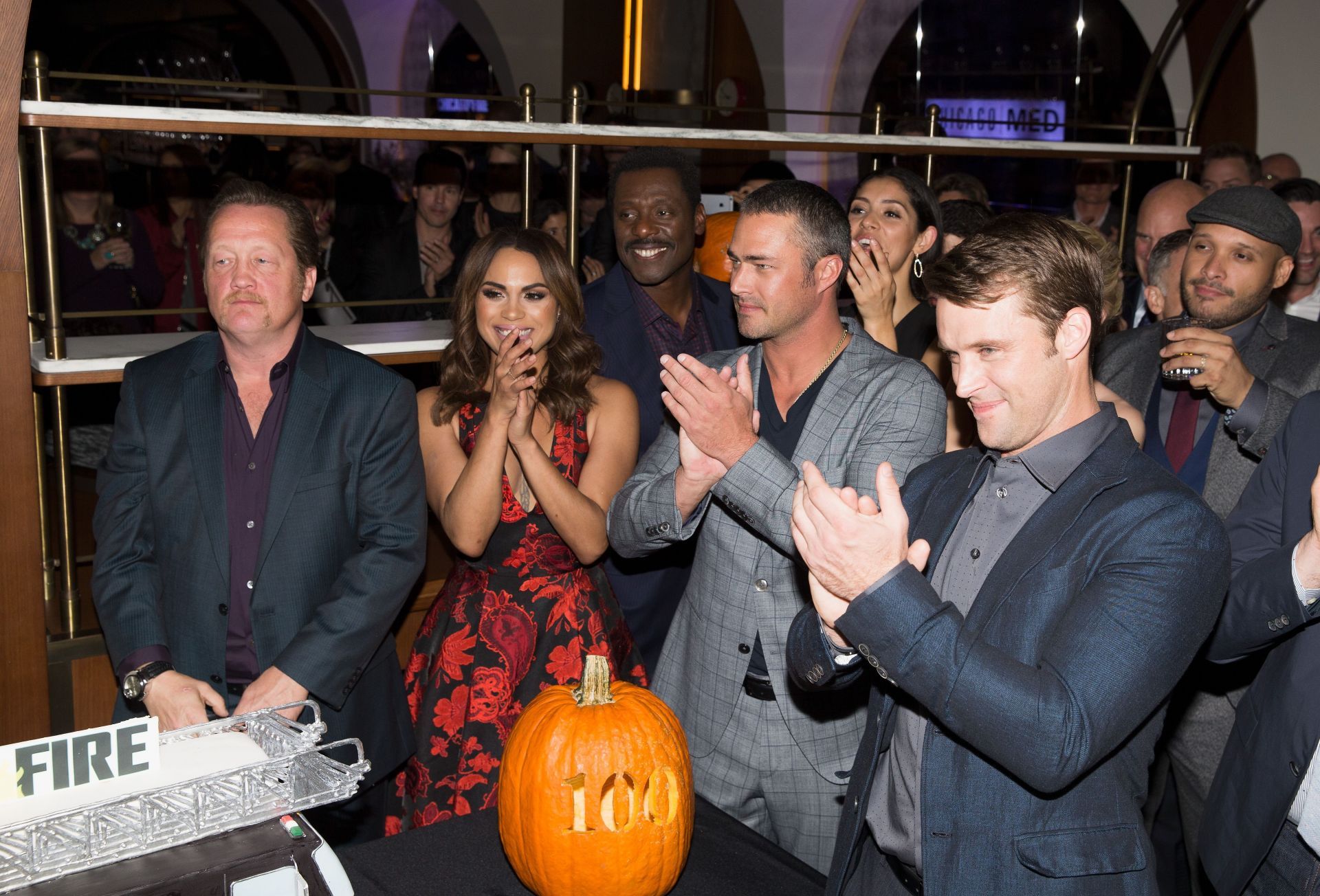 NBC&#039;s Chicago Fire series cast (Image via Getty)
