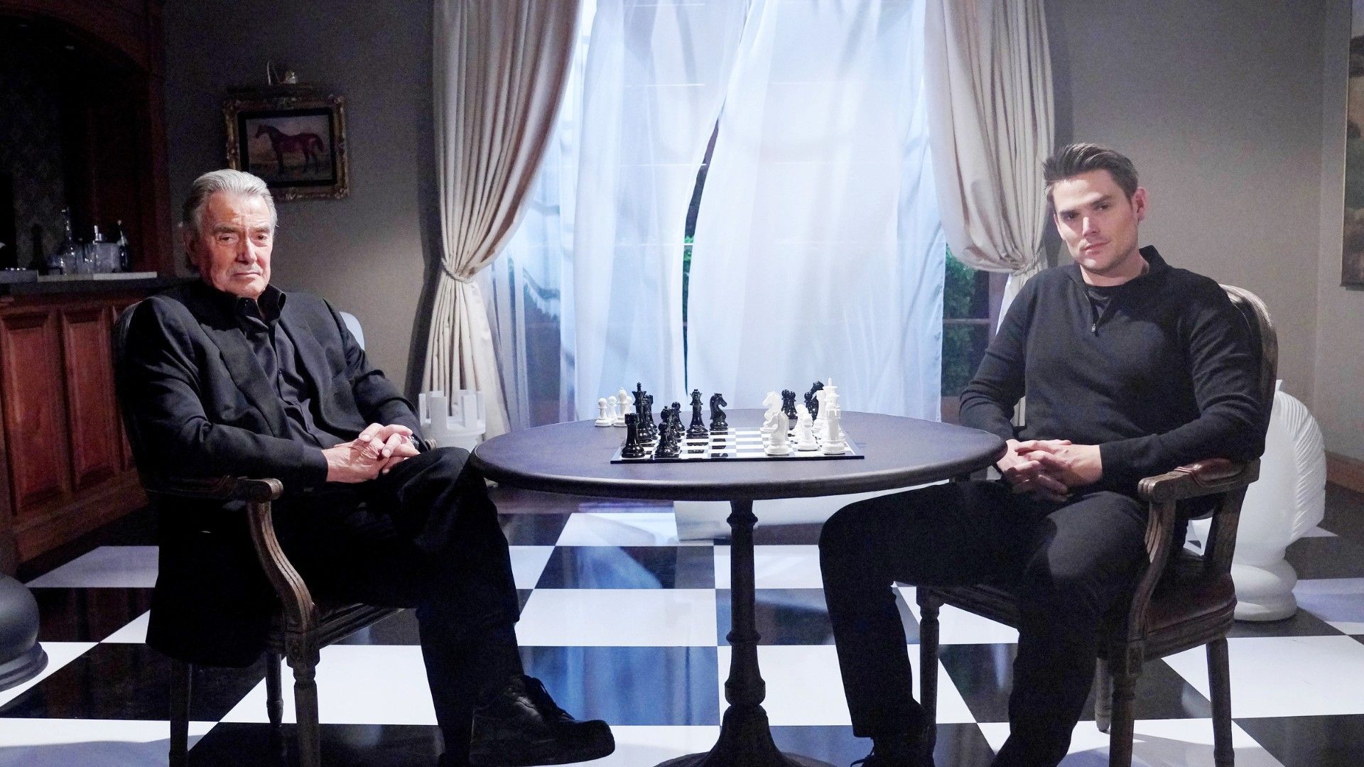 Victor (Eric Braeden) wanted Adam (Mark Grossman) to make a move on The Young and the Restless | Image: JPI