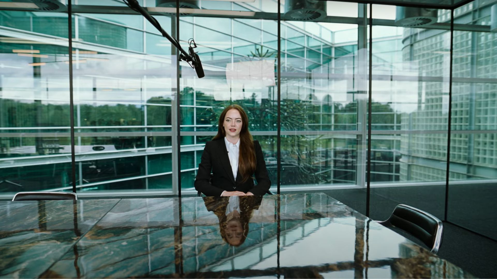 A still from Bugonia