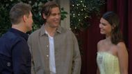 Will, Deacon, and Electra at Il Giardino on The Bold and the Beautiful | Image: CBS