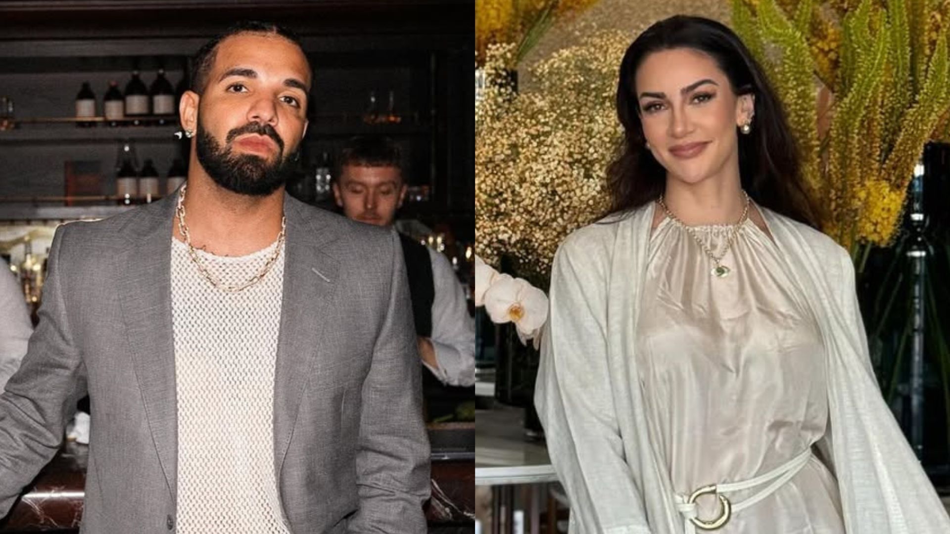 Drake and Sophie Brussaux (Image via Instagram/champagnepapi and sophieknowsbetter)