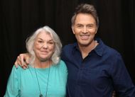 Siblings Tim and Tyne Daly during 'Downstairs' cast photocall (Image via Getty)