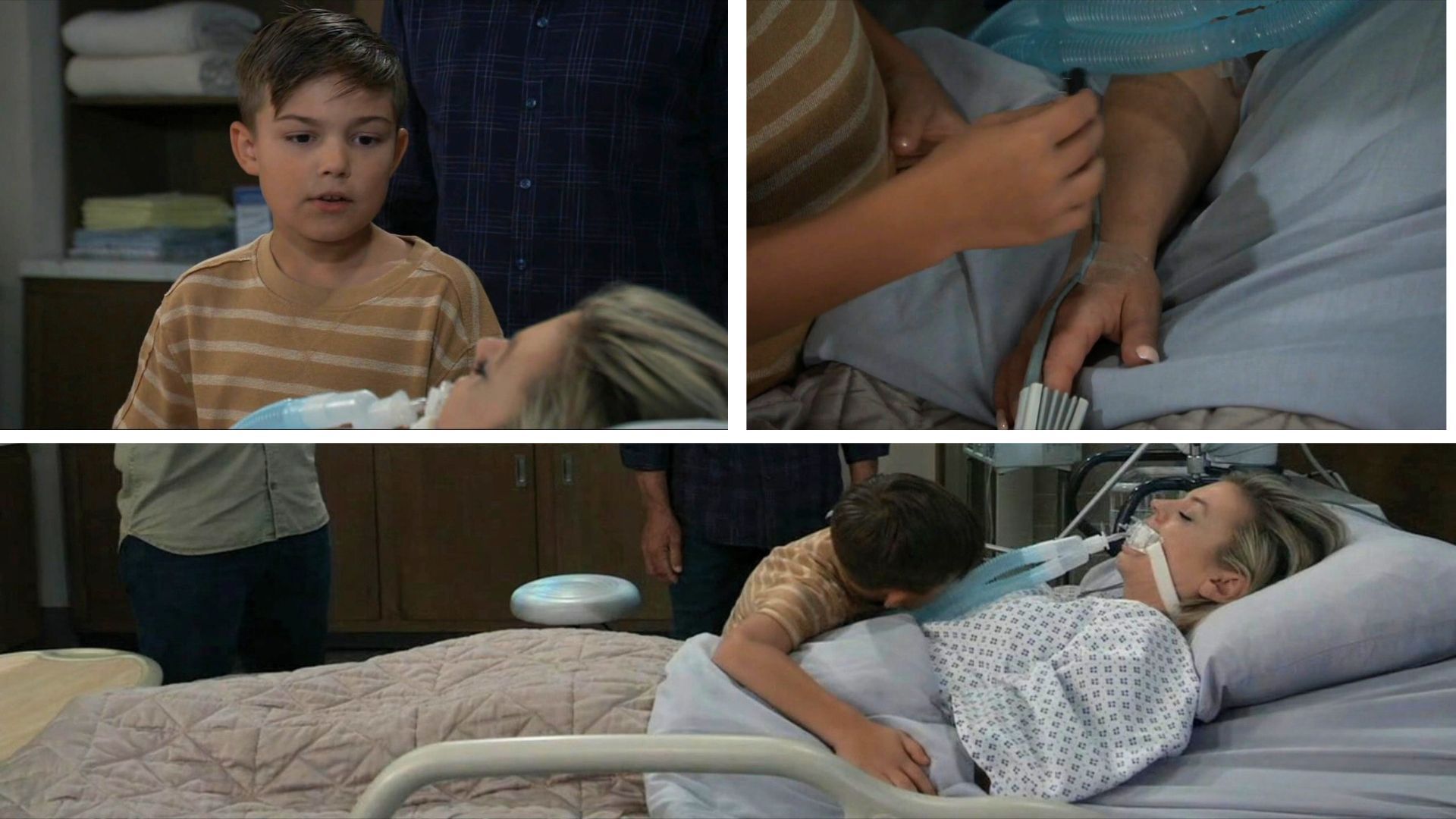 James gives Nathan&#039;s badge to Maxie to help protect her on General Hospital | Image: ABC