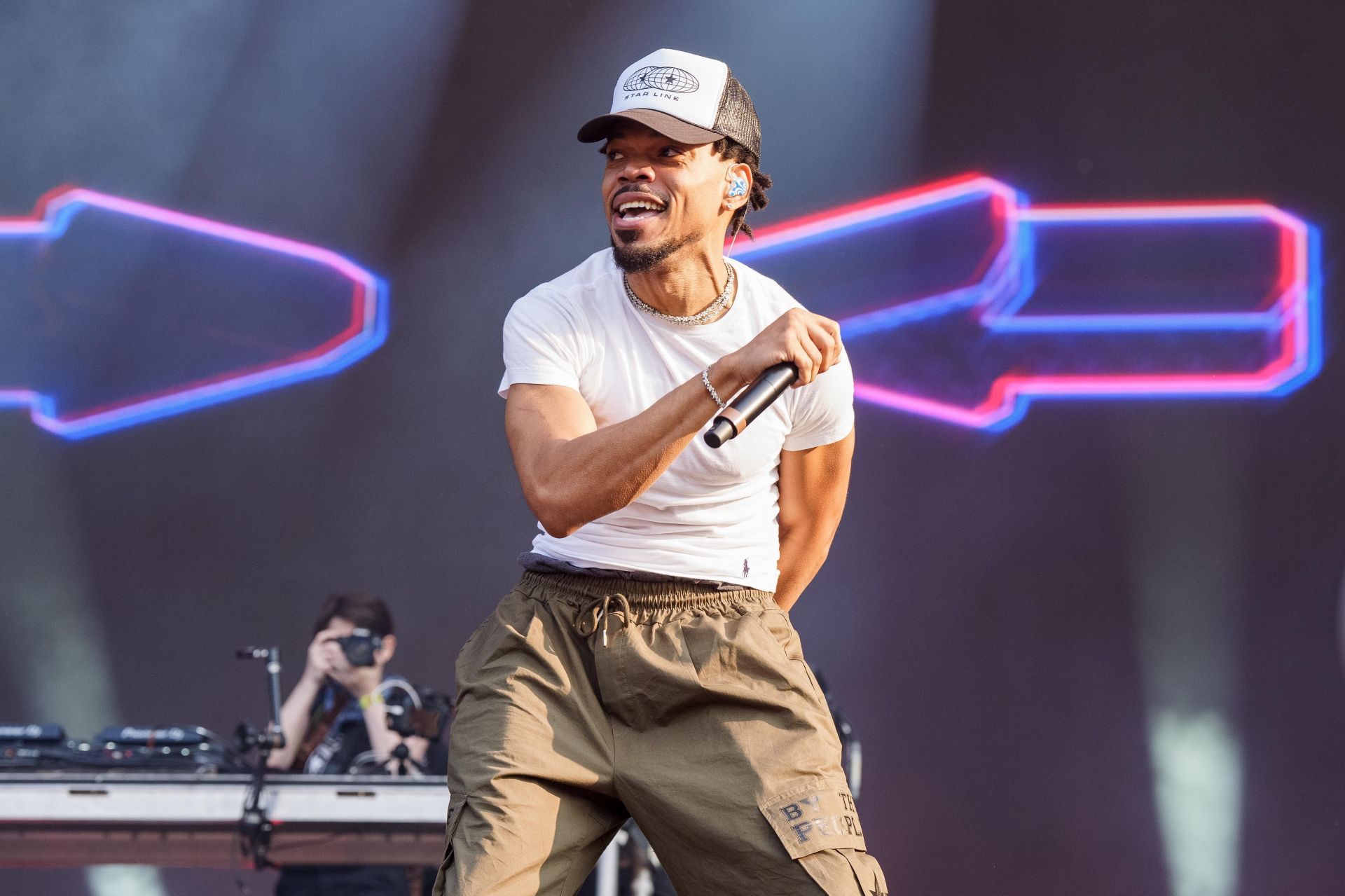 Chance the rapper at 2025 Lollapalooza Festival - Source: Getty