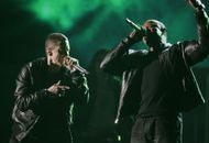 Eminem (left) and Dr. Dre (right) (Image via Getty)