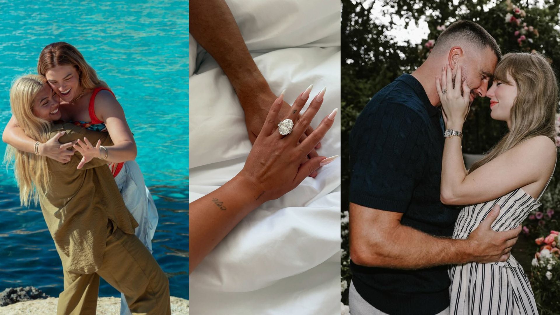 Celebrity couples who got engaged in 2025 (Image via Instagram)