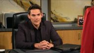 Adam (Mark Grossman) made sure a story about Cane and Billy saw print on The Young and the Restless | Image: CBS